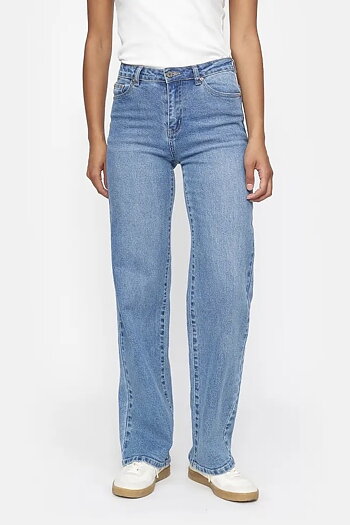 Soft Rebels - Willa Midwaist Wide Jeans True Blue