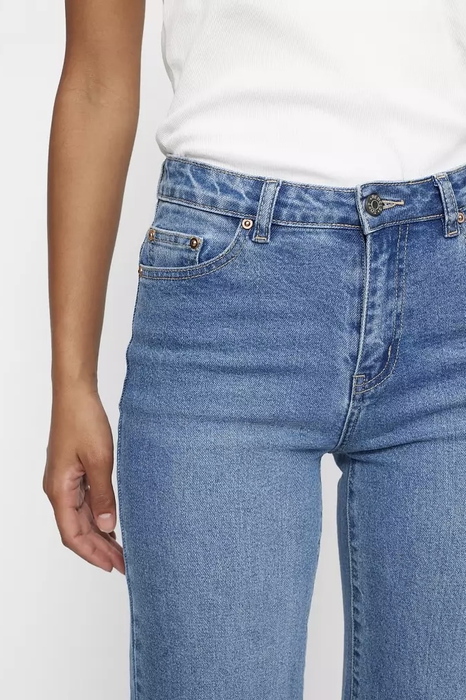 Soft Rebels - Willa Midwaist Wide Jeans True Blue - 3