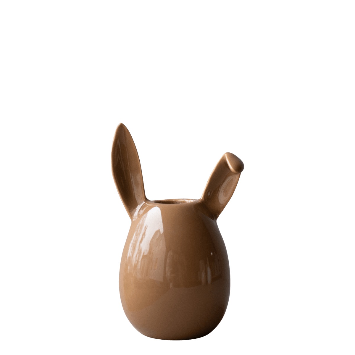 Rabbit Ljusstake - Shiny Nougat - 3
