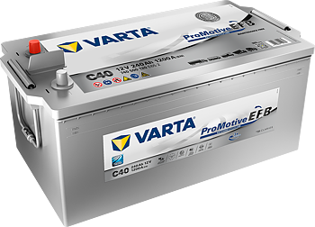 VARTA Promotive EFB Batteri 12V 240AH 1200CCA EN (518x276x242mm) +vänster C40