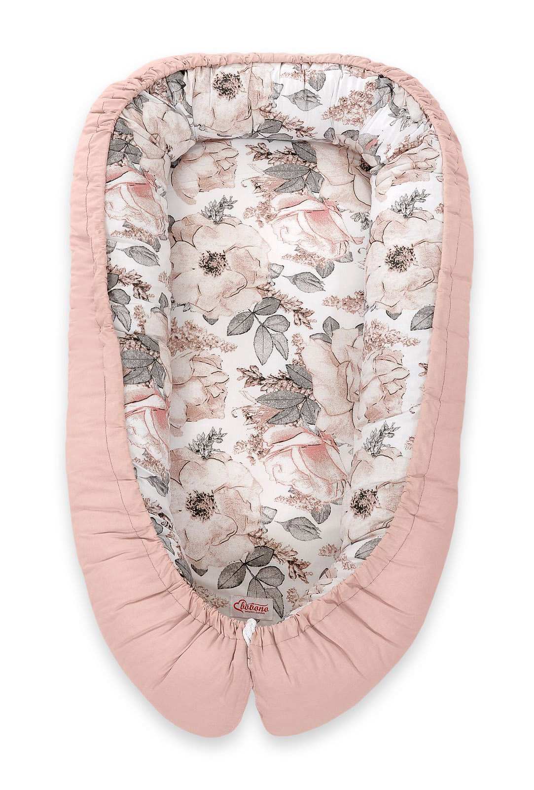Babynest Bobono Cocoon Premium Sepia Roses Pastel Pink