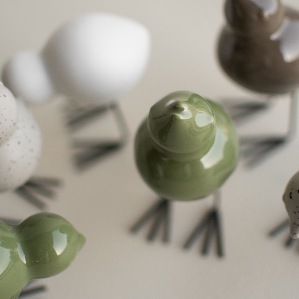 Swedish Birds  (2-pack) - Shiny Green - 4