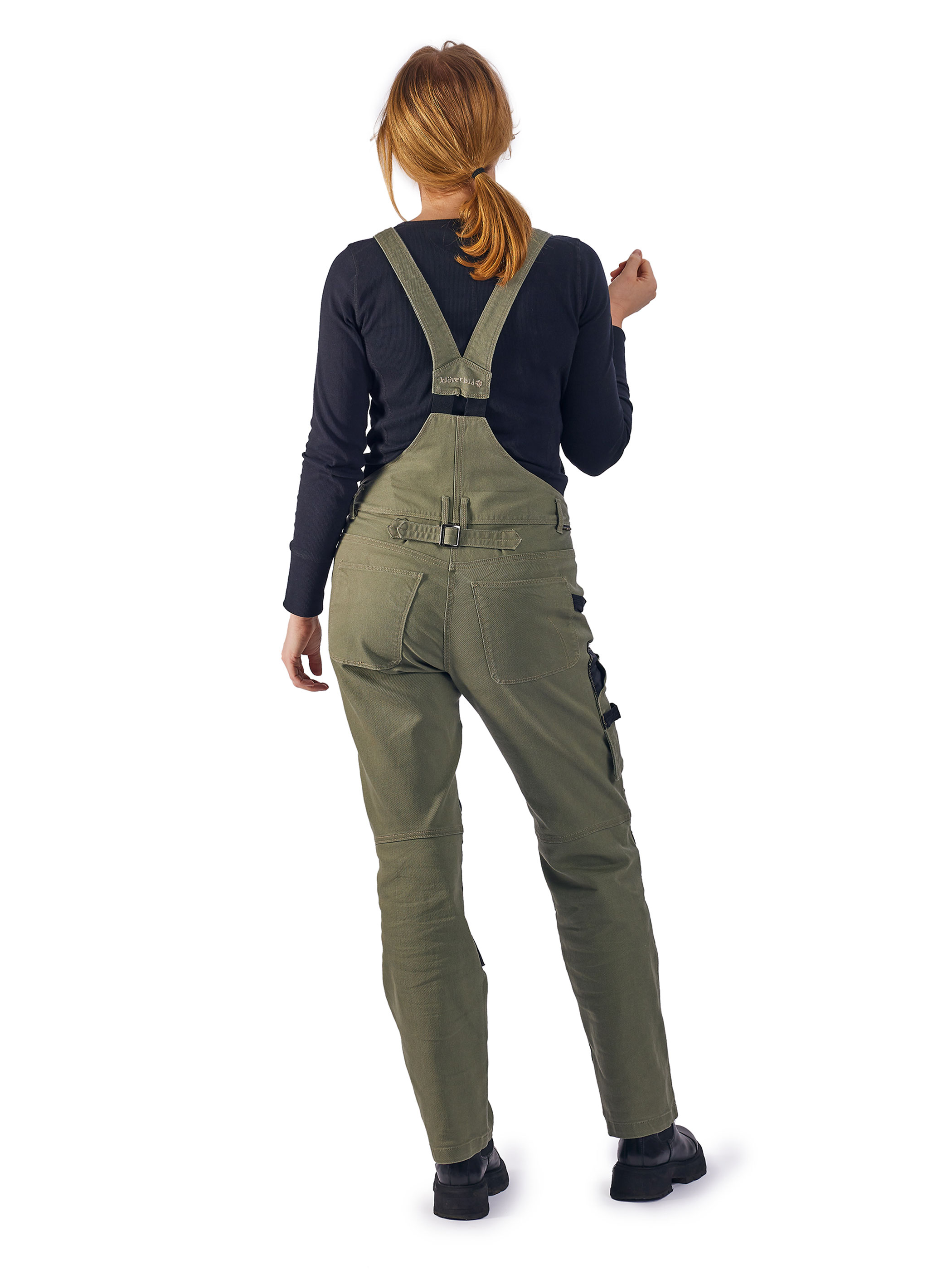 Dee Olive worker bib pants- snickarbyxa dam - 2