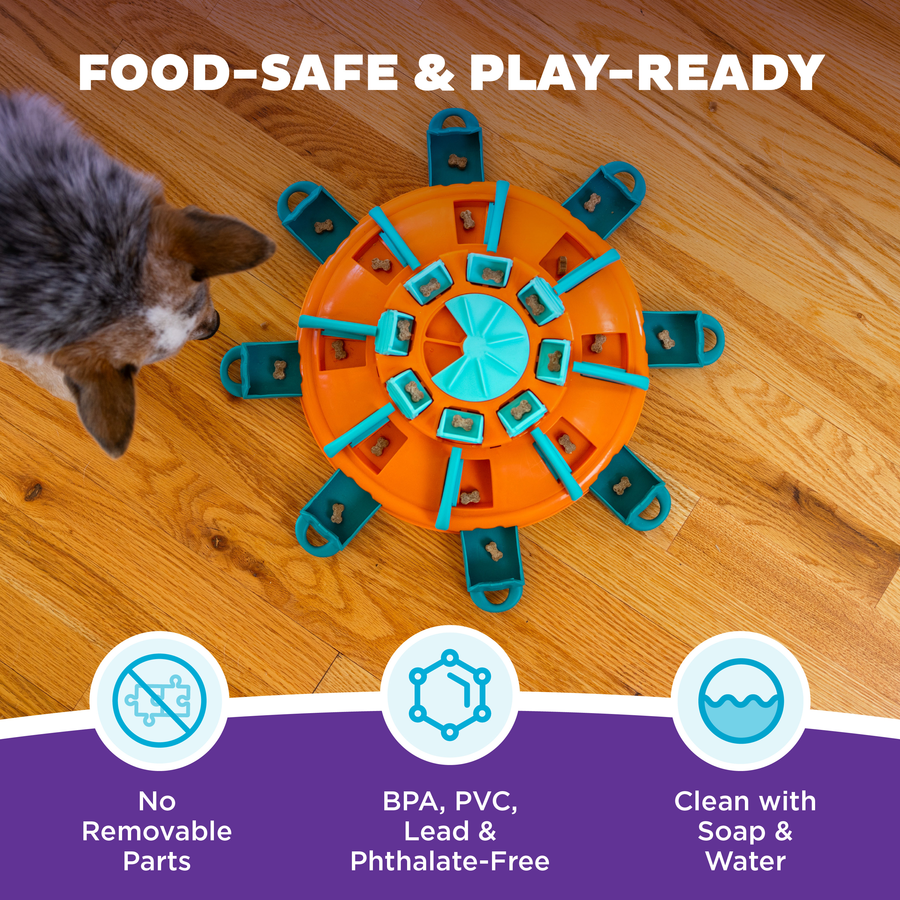 TOWER of TREATS - Nina Ottosson Treat Puzzle Games for Dogs & Cats