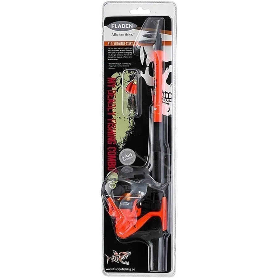 FLADEN Teleskop haspelset 165cm orange