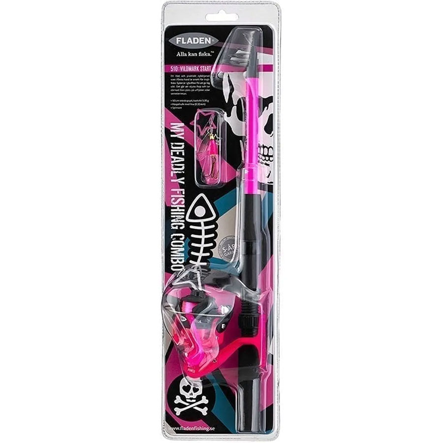 FLADEN Teleskop haspelset 165cm rosa