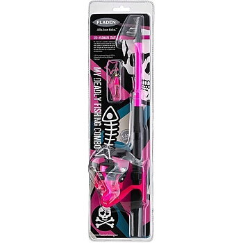 FLADEN Teleskop haspelset 165cm rosa