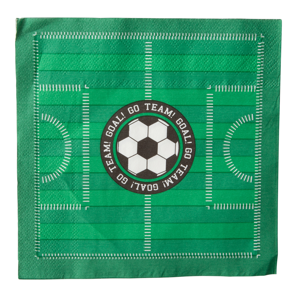 Soccer Paper Napkins 16pcs