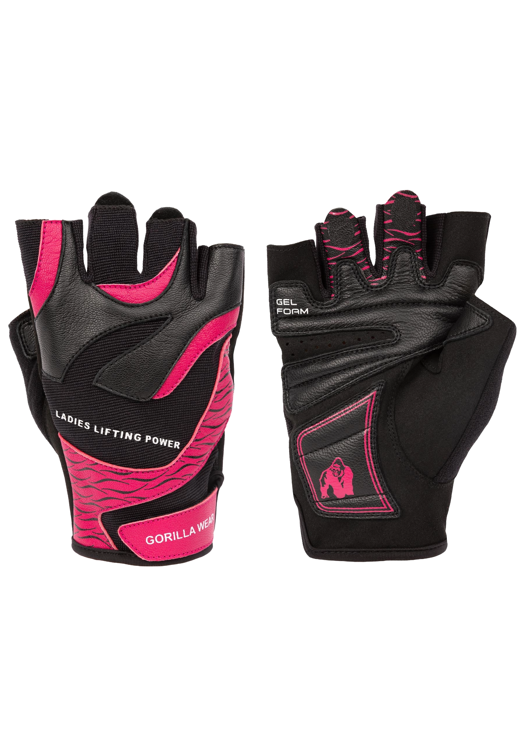 Women's Fitness Gloves 2.0, black/pink