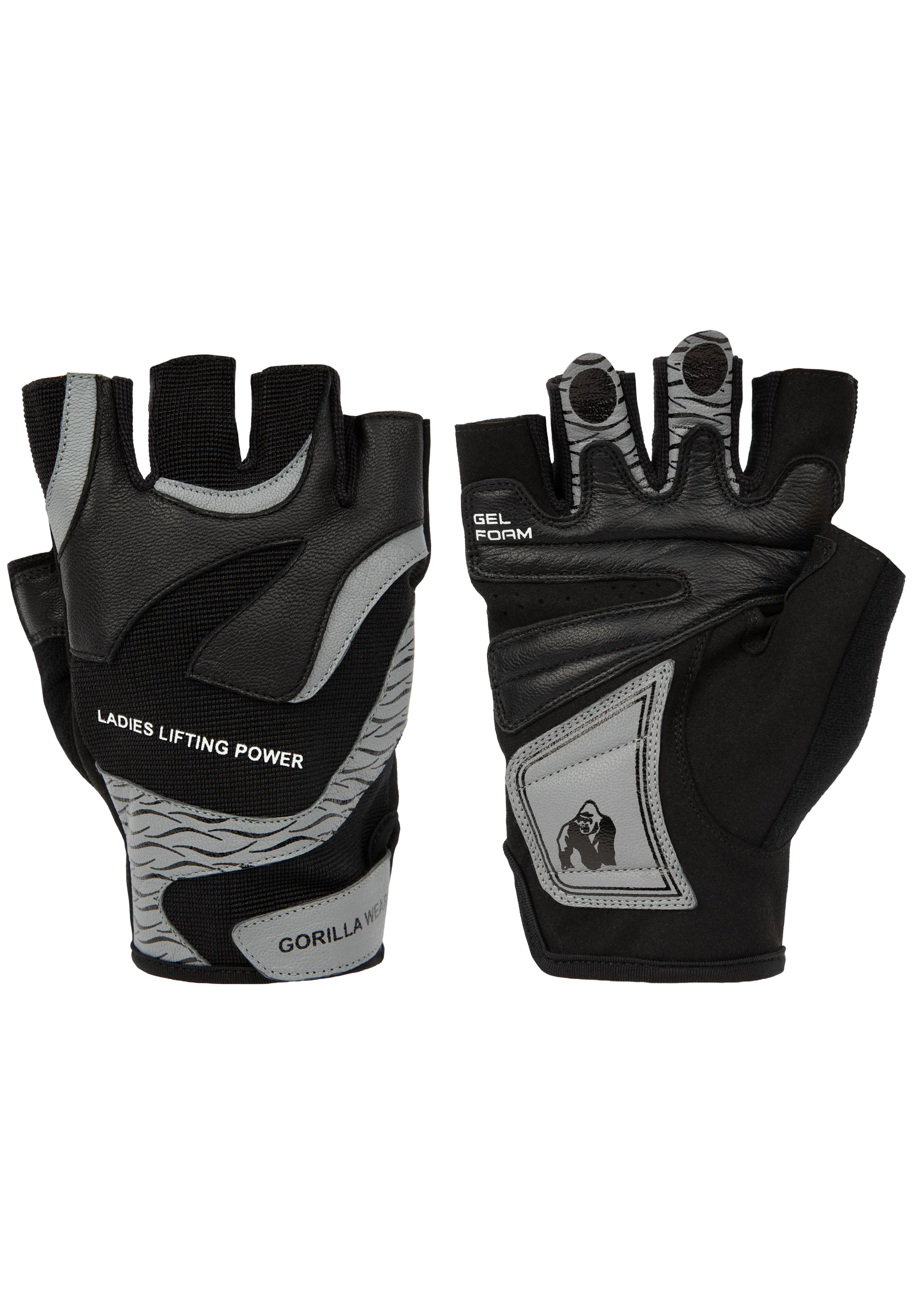 Women's Fitness Gloves 2.0, black/grey