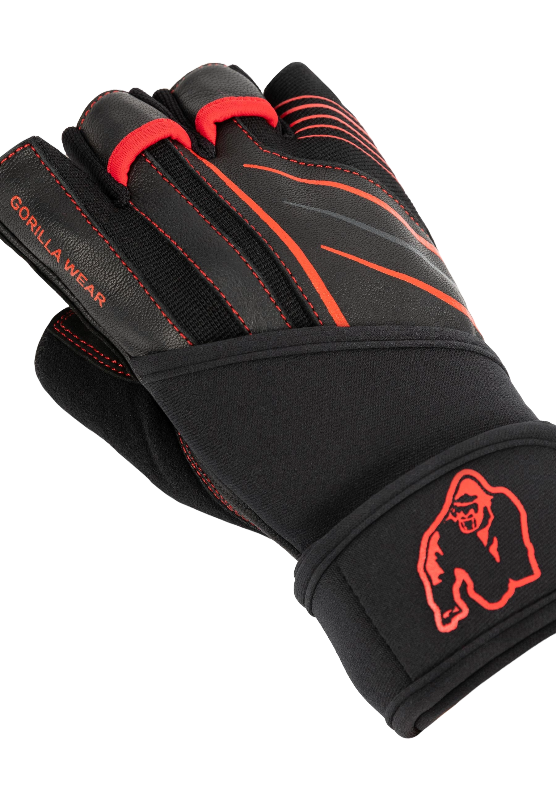 Dallas Wrist Wraps Gloves 2.0, black/red - 2