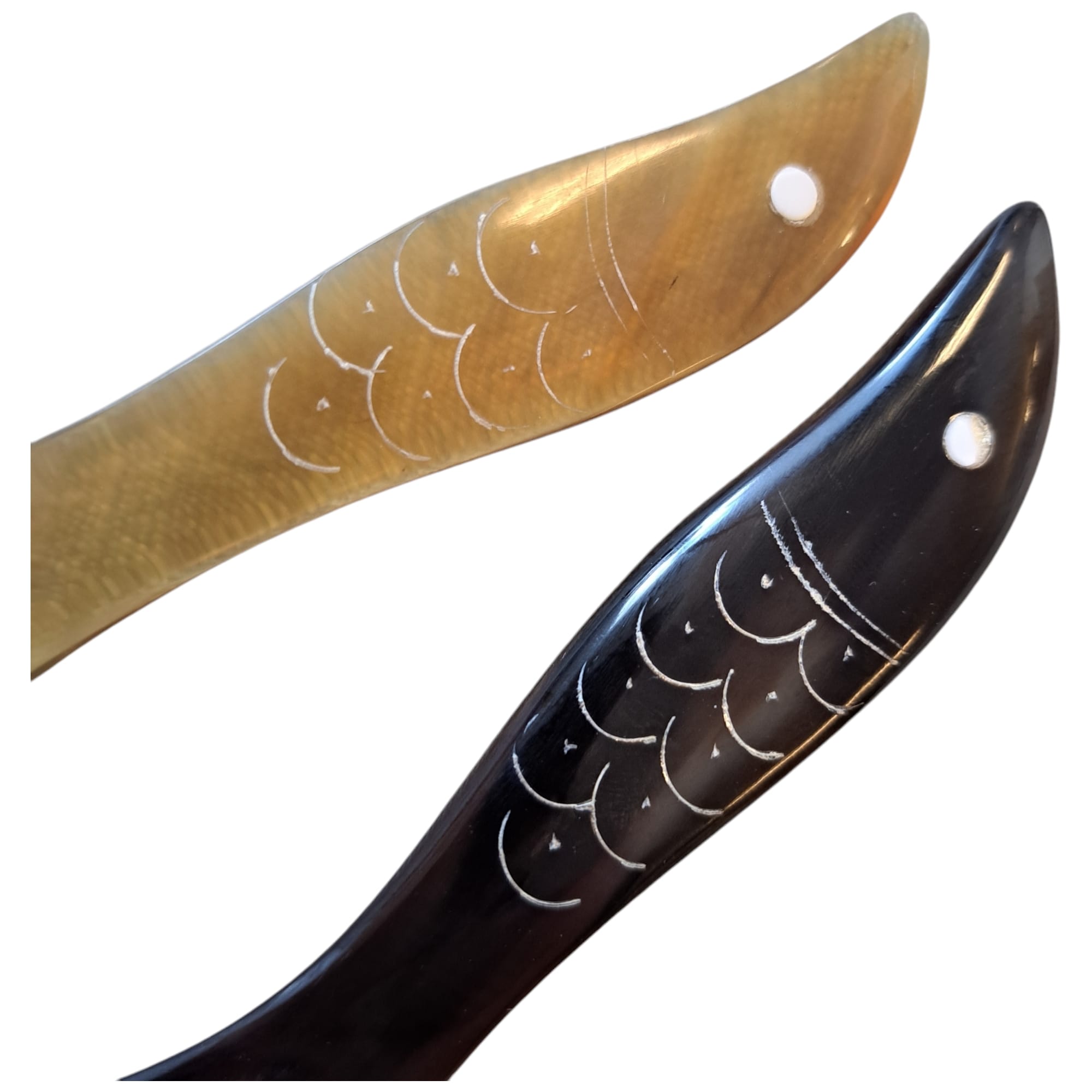Gua sha-, su jok- och akupressur-verktyg i horn - 3