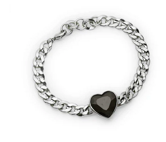 Eternal Love Vanity Armband  Svart  Krista Silver