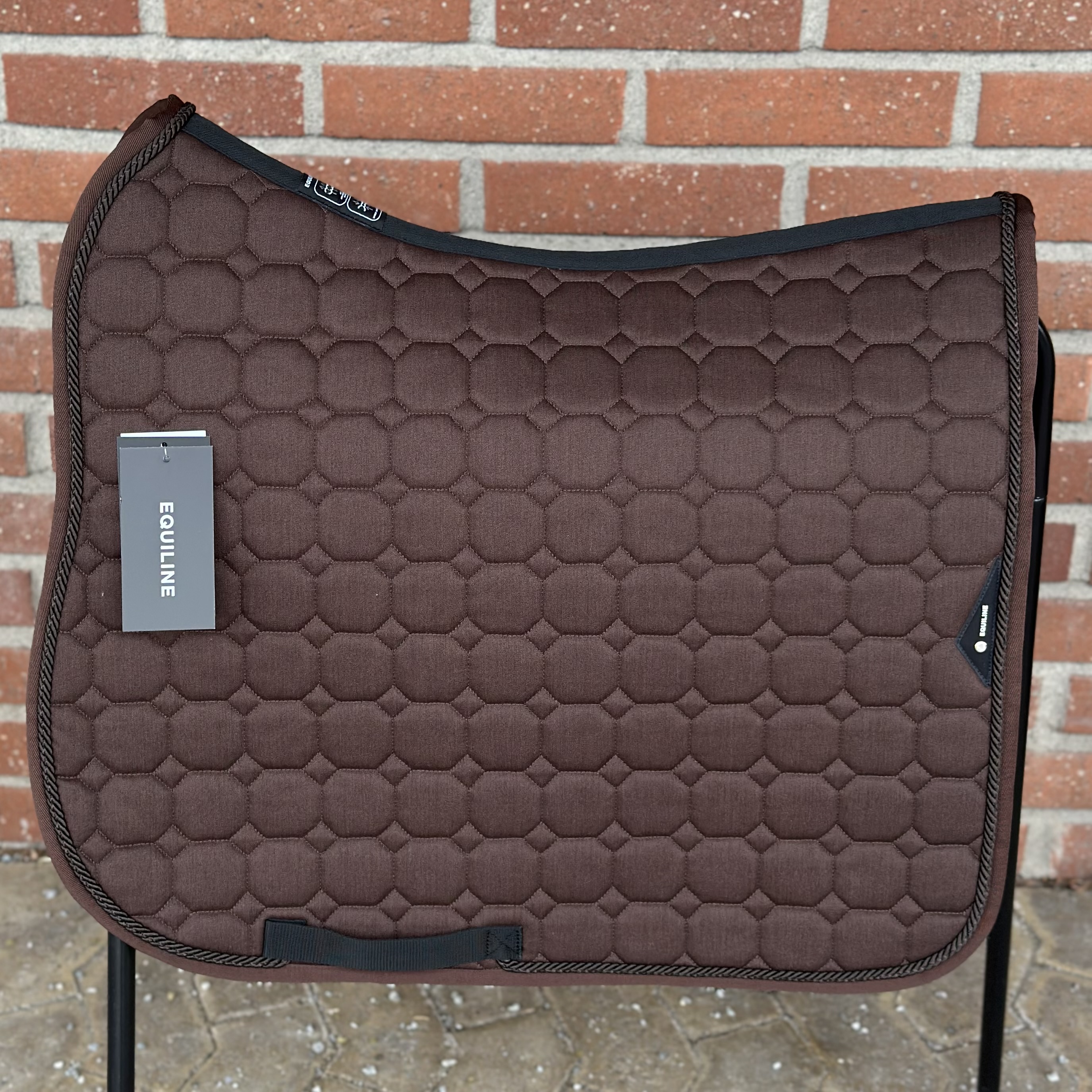 Equiline Octagon brun 1 fläta