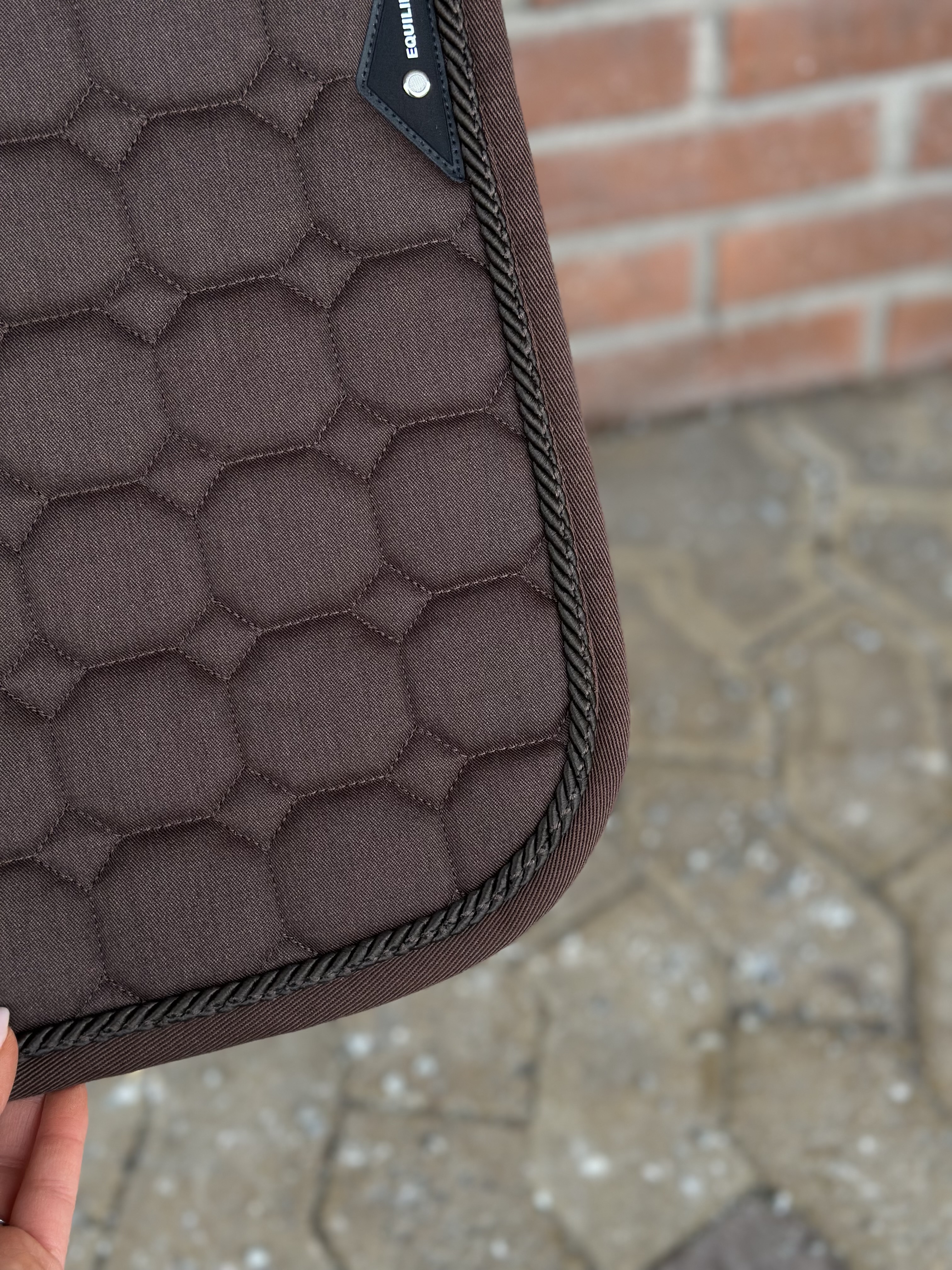 Equiline Octagon brun 1 fläta - 3