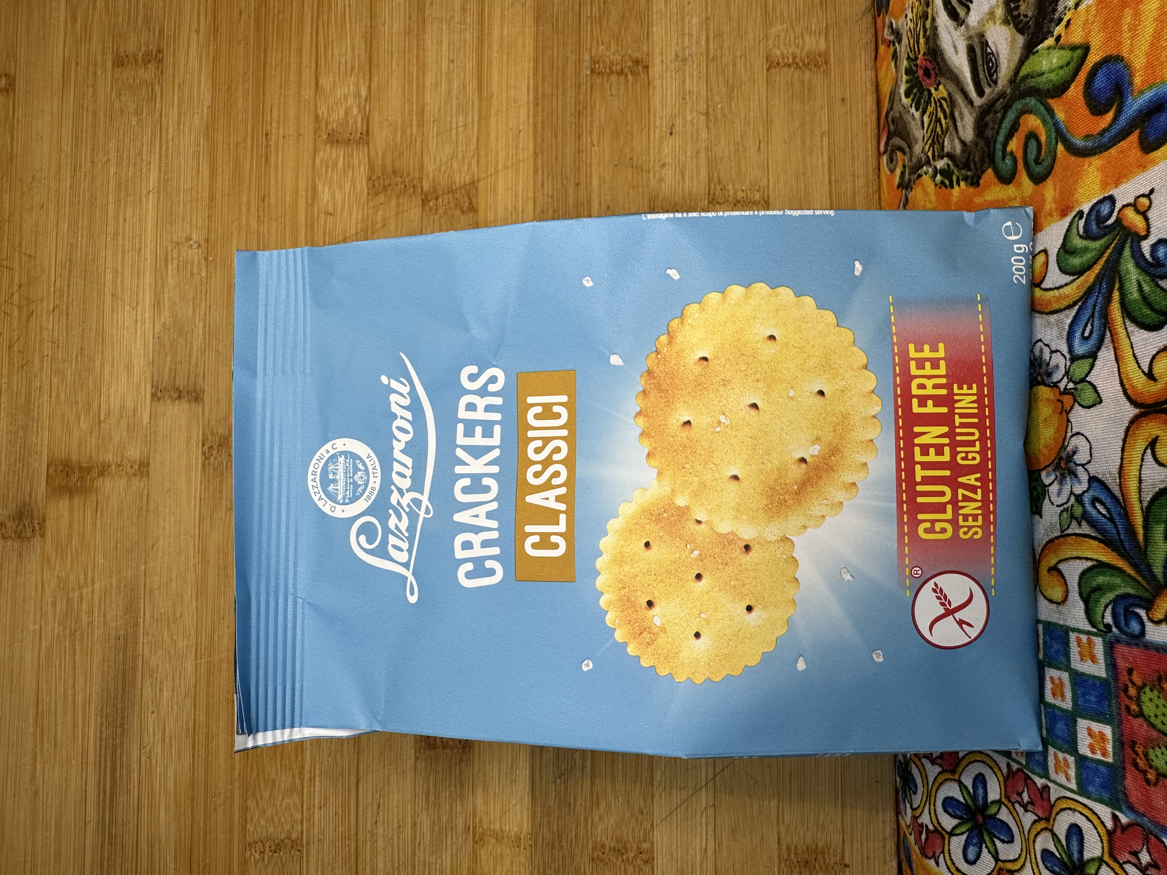 Lazzaroni Crackers  Glutenfri 200 g