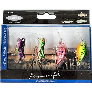 FLADEN Wobbler 4p 5.5cm mini flytande