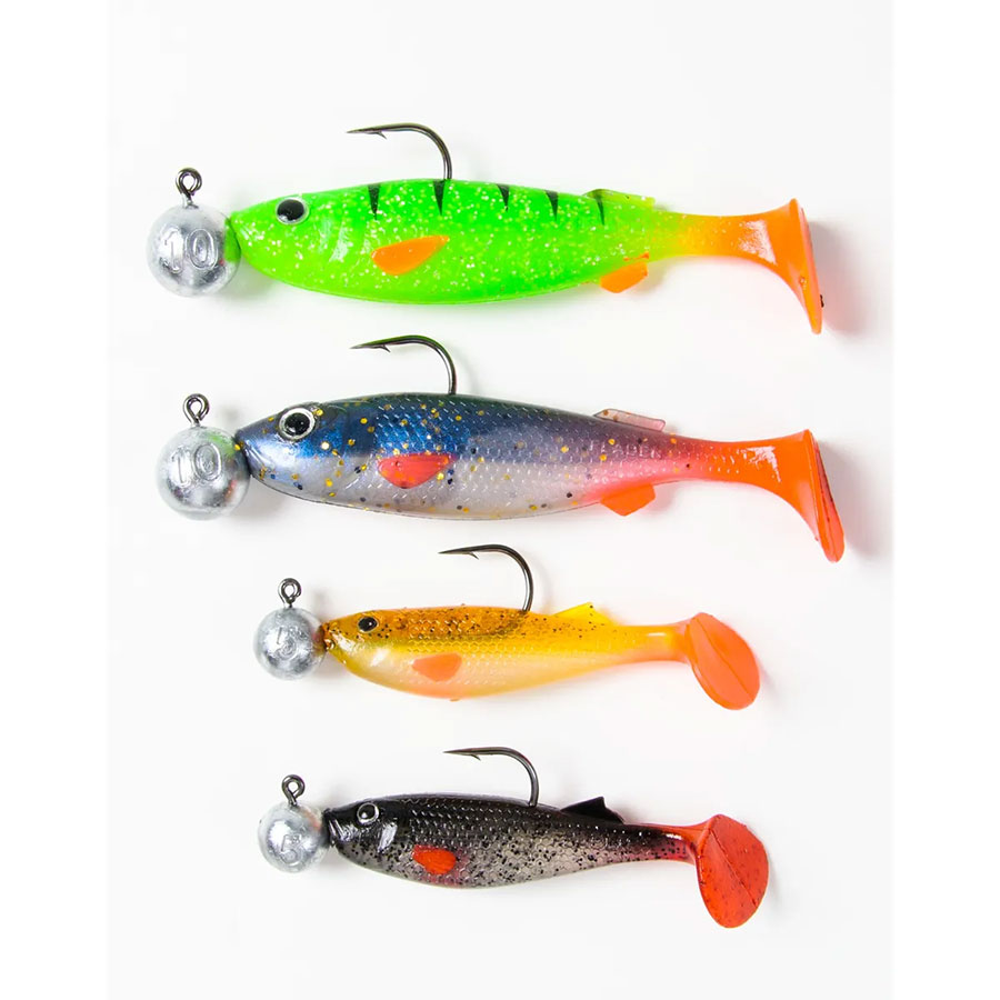 FLADEN Scandi shad pack Mixed 4pcs 58-90mm 5g-10g - 2