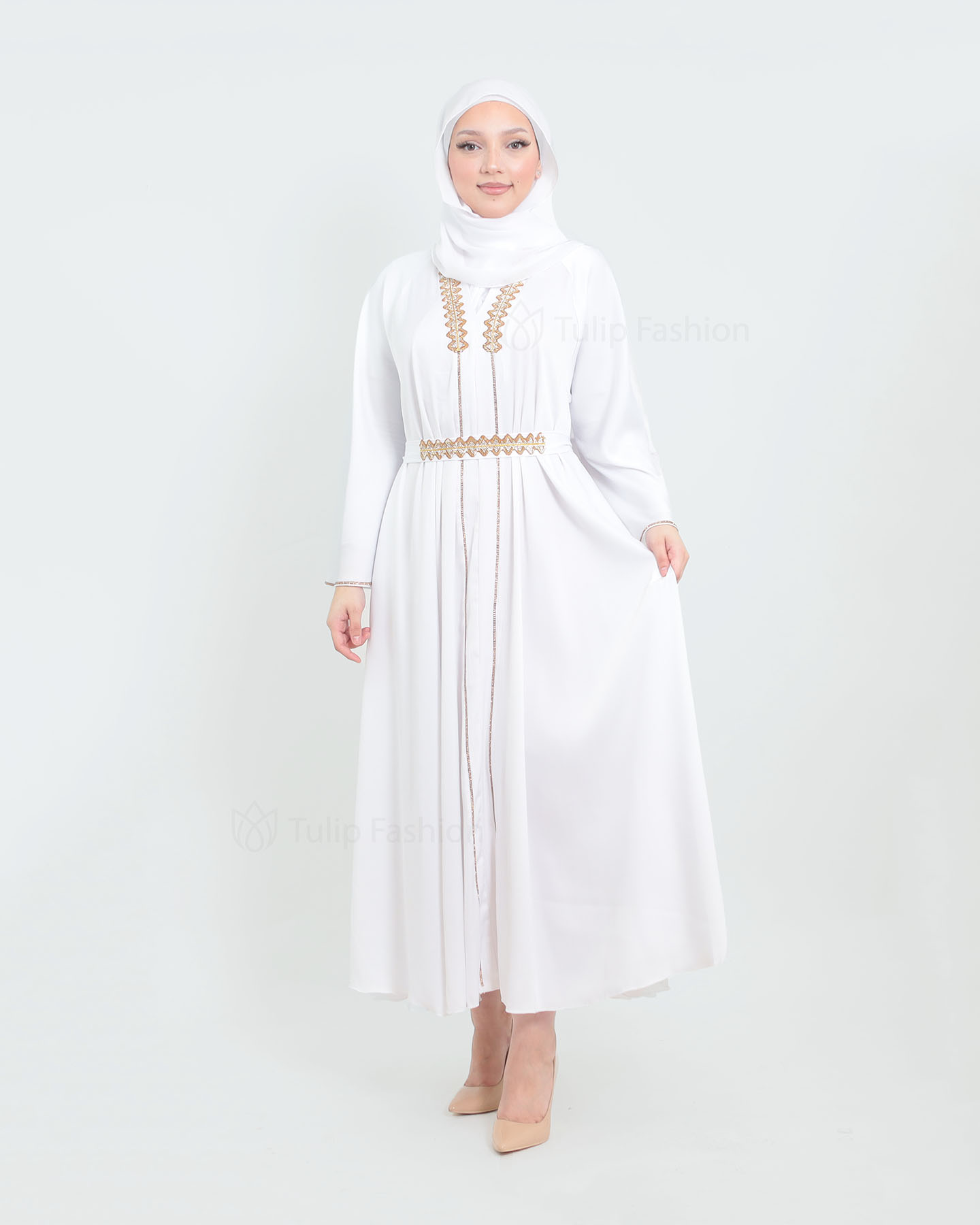 Kaftan - White - 3