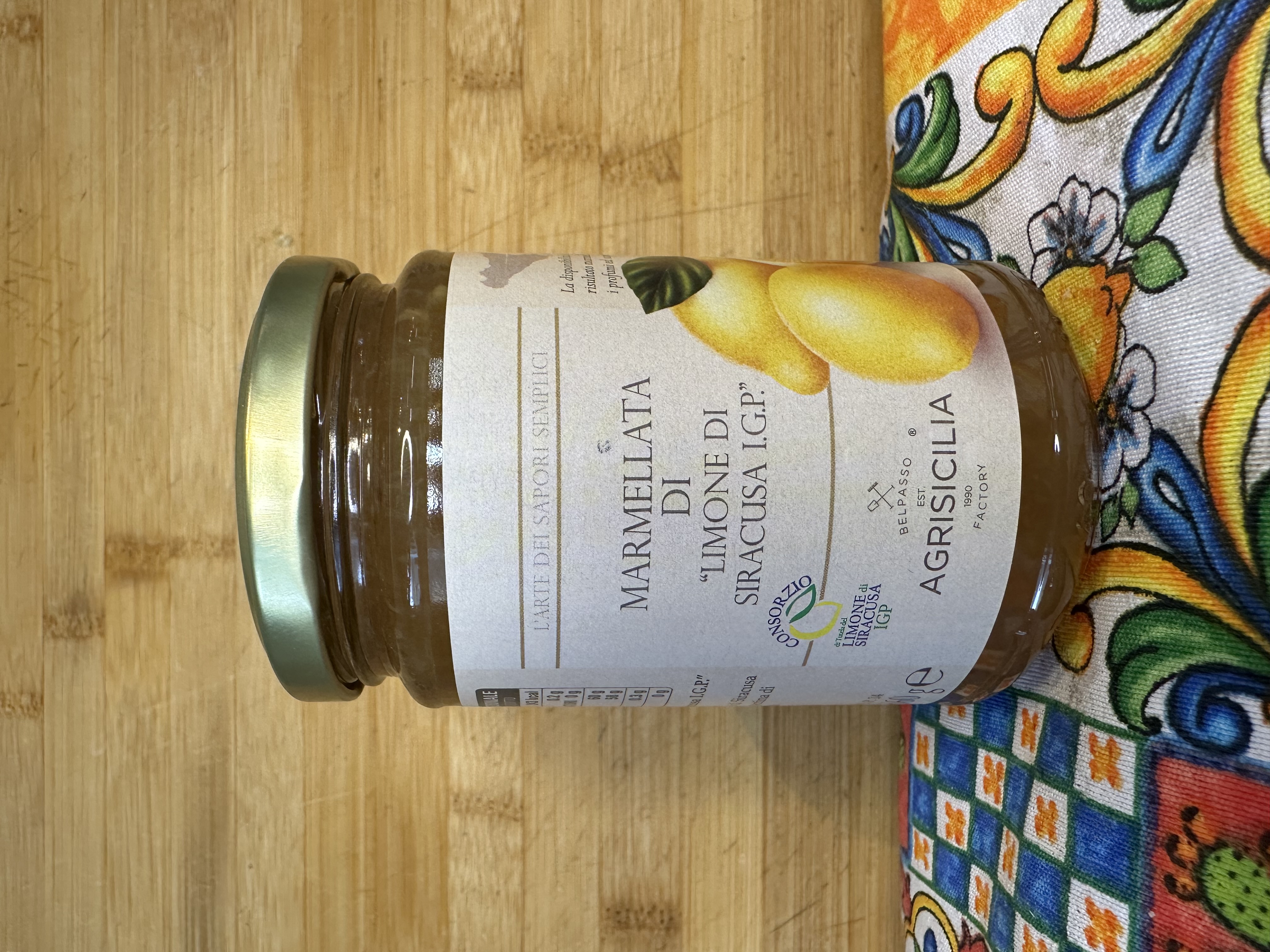  Agrisicilia Marmellata di Limone di Siracusa I.G.P 360 g