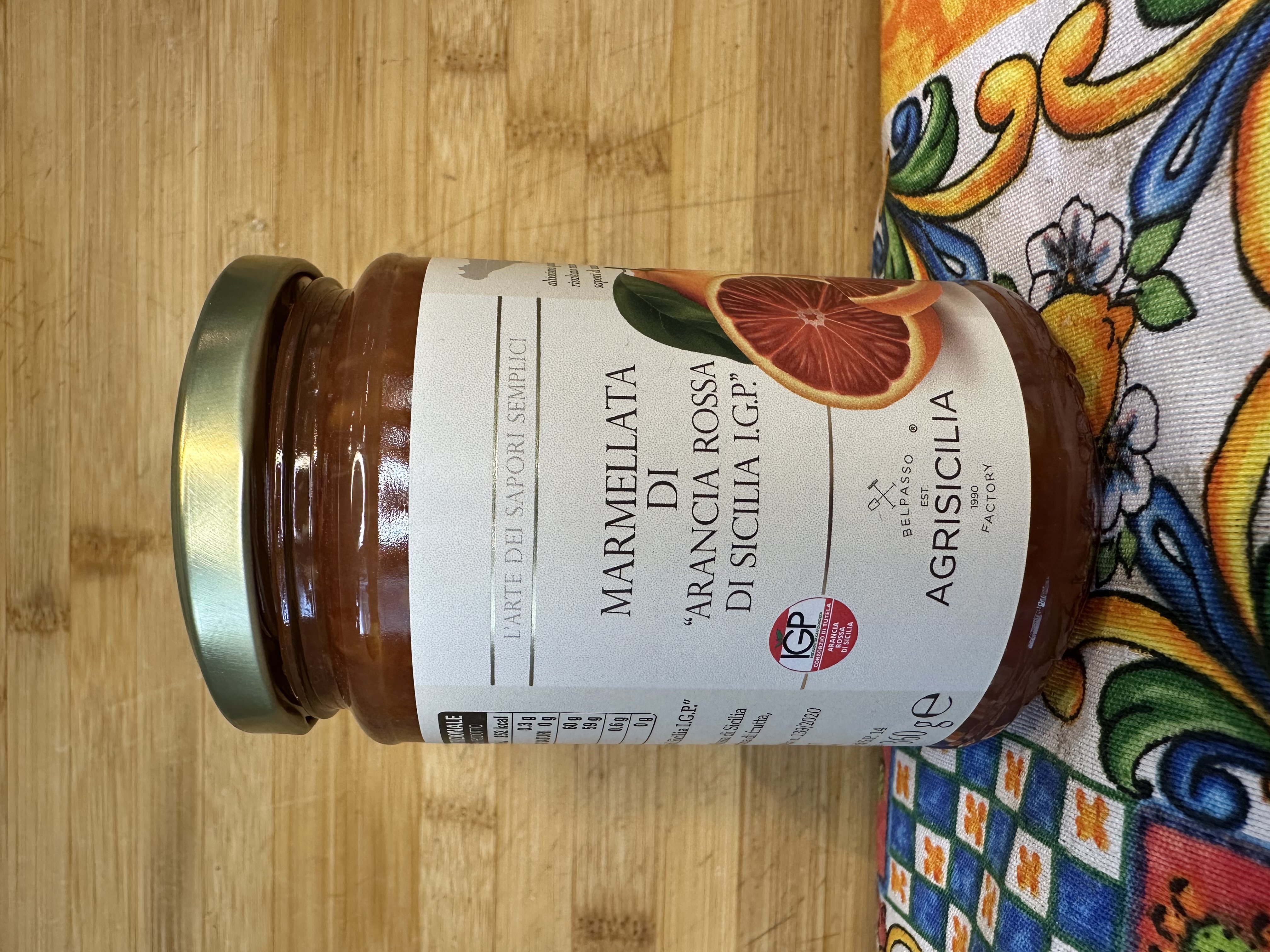  Agrisicilia Marmellata di Arancia Rossa di Sicilia I.G.P 360 g