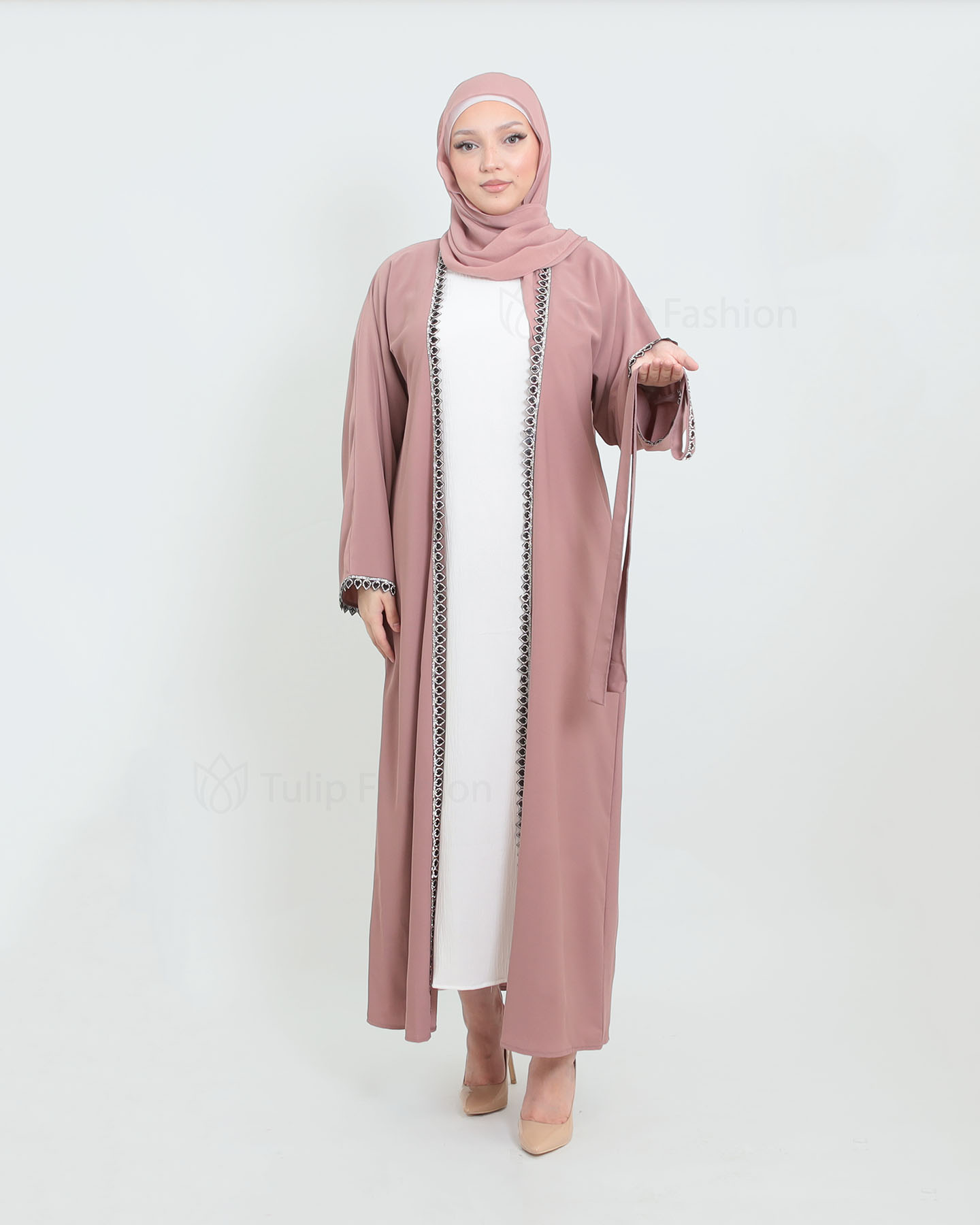 Kaftan - Mauve - 3
