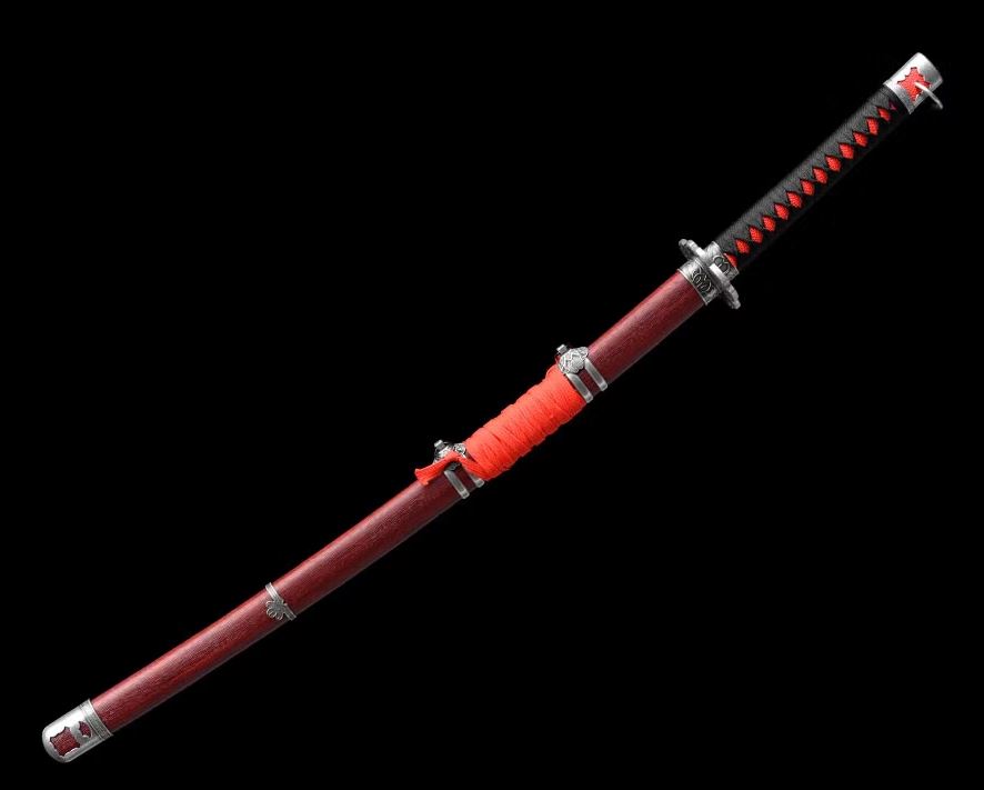 Sekiro: Shadows Die Twice Röd Kolstål Katana Svärd - 3