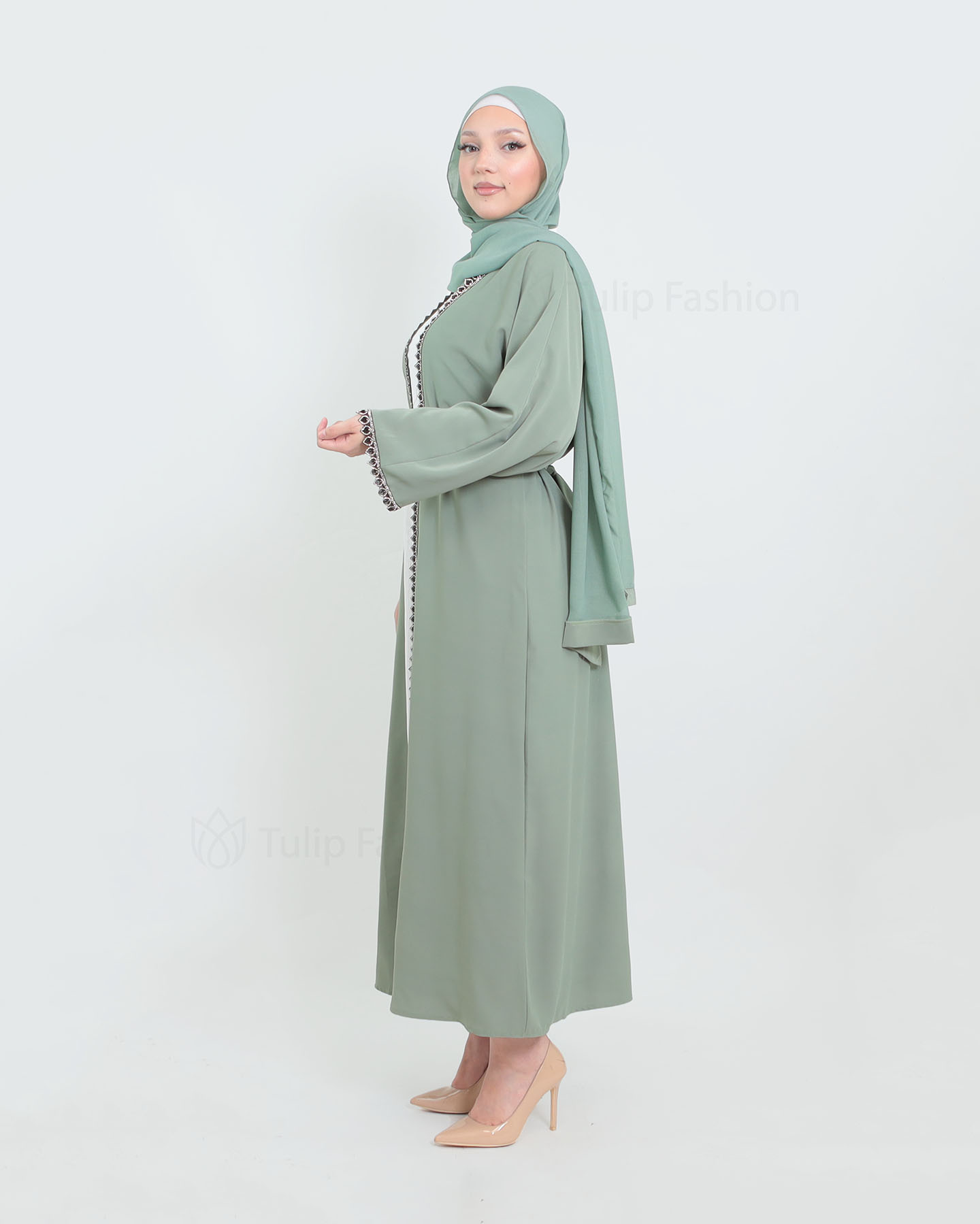 Kaftan - Pistachio Green - 2
