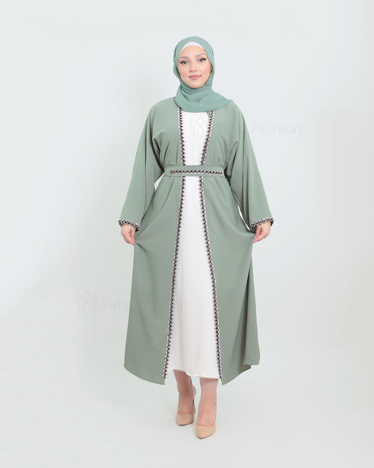 Kaftan - Pistachio Green - 5