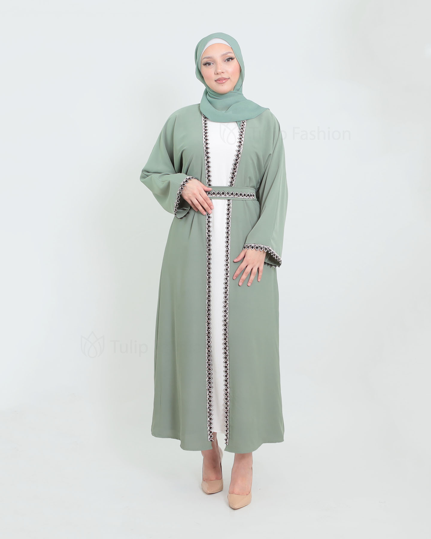 Kaftan - Pistachio Green