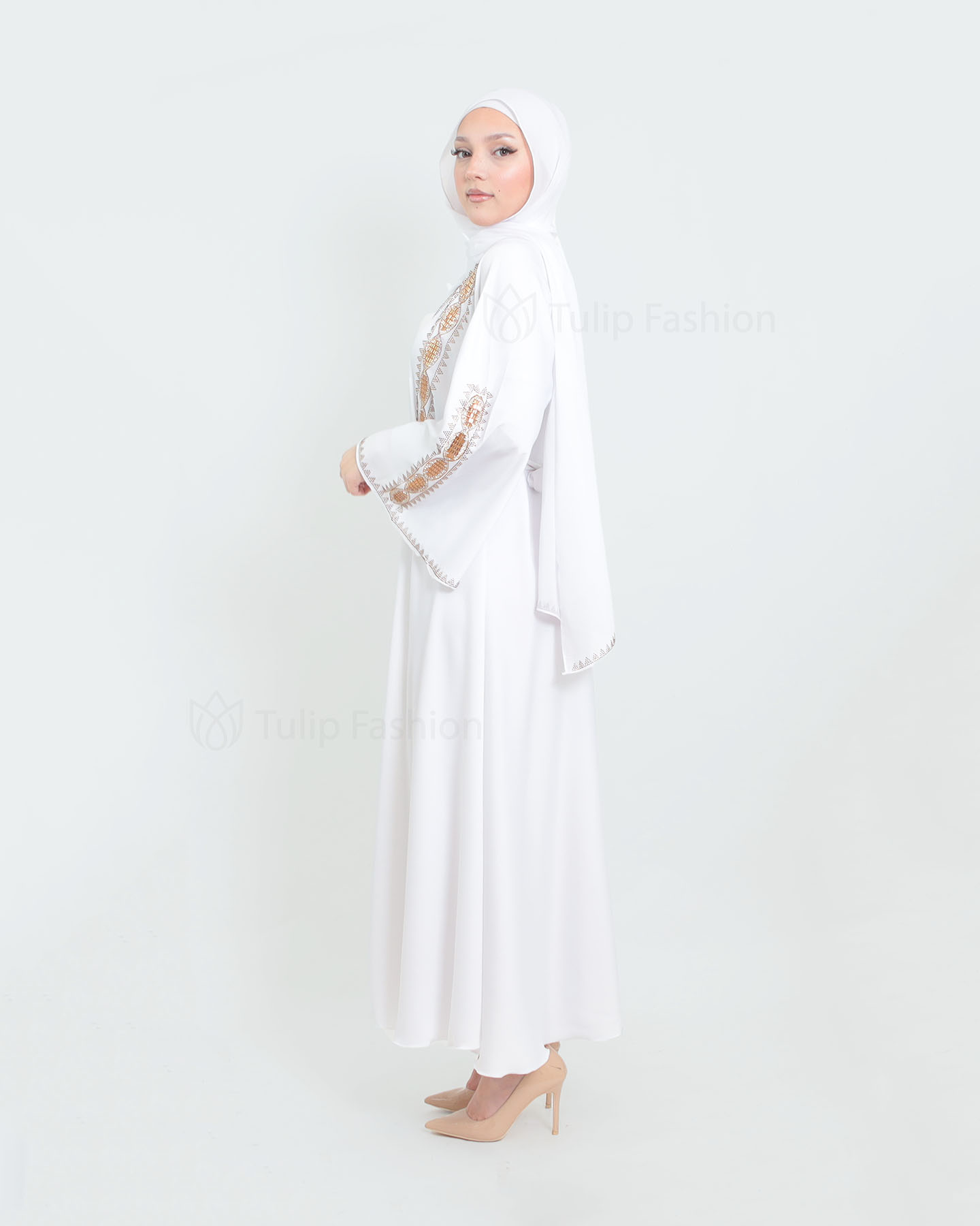 Kaftan - Weiß - 6
