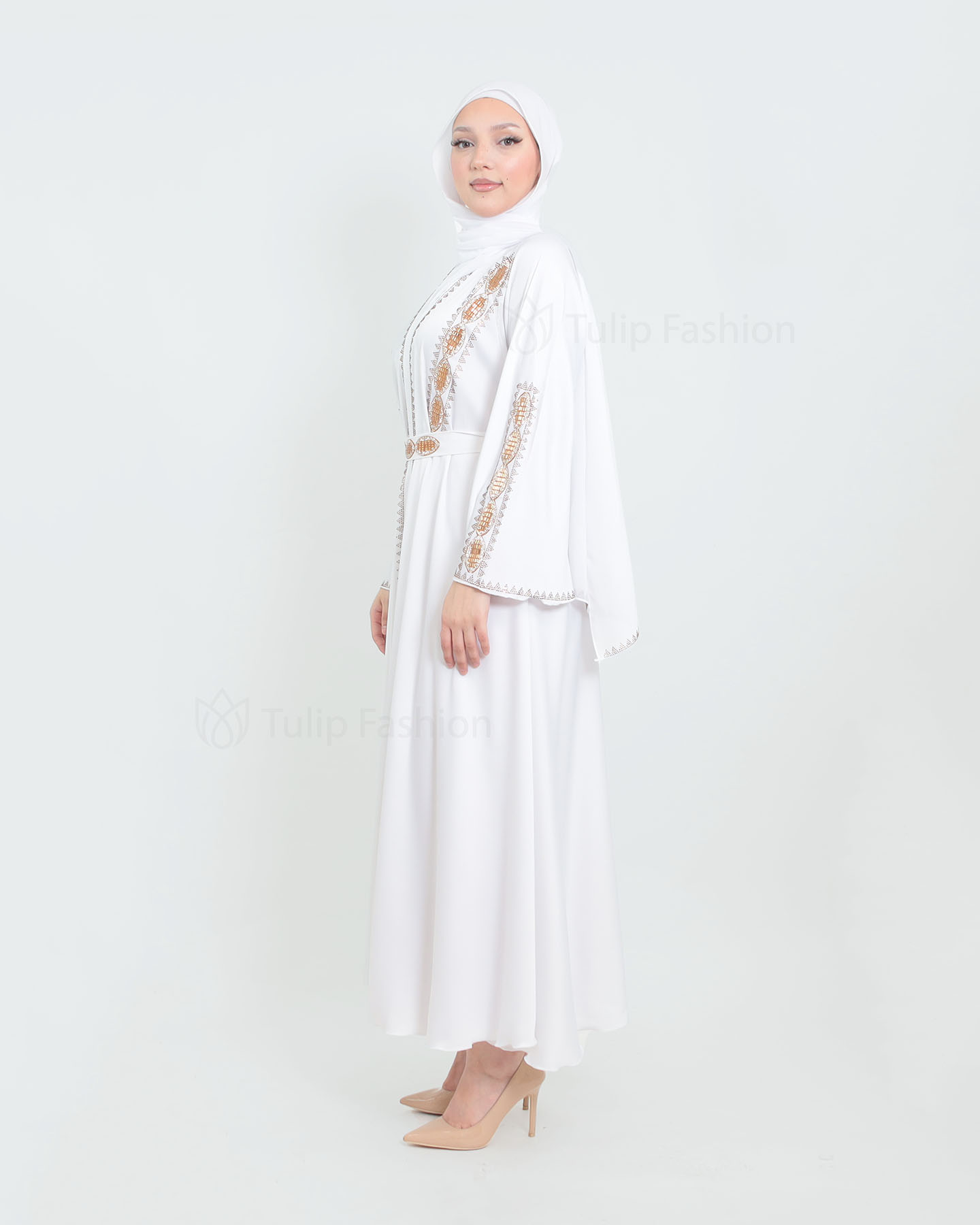 Kaftan - Weiß - 4