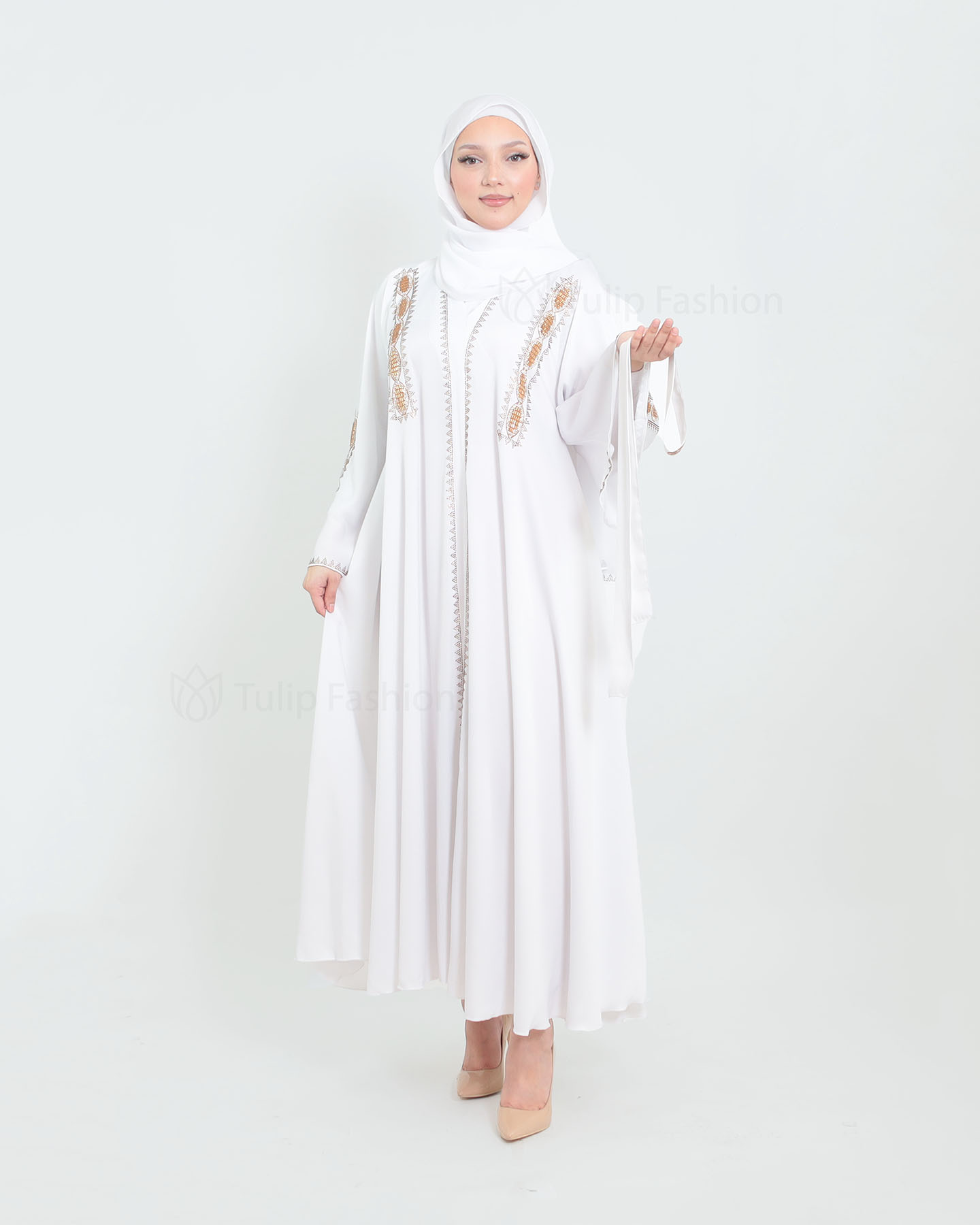Kaftan - Weiß - 7