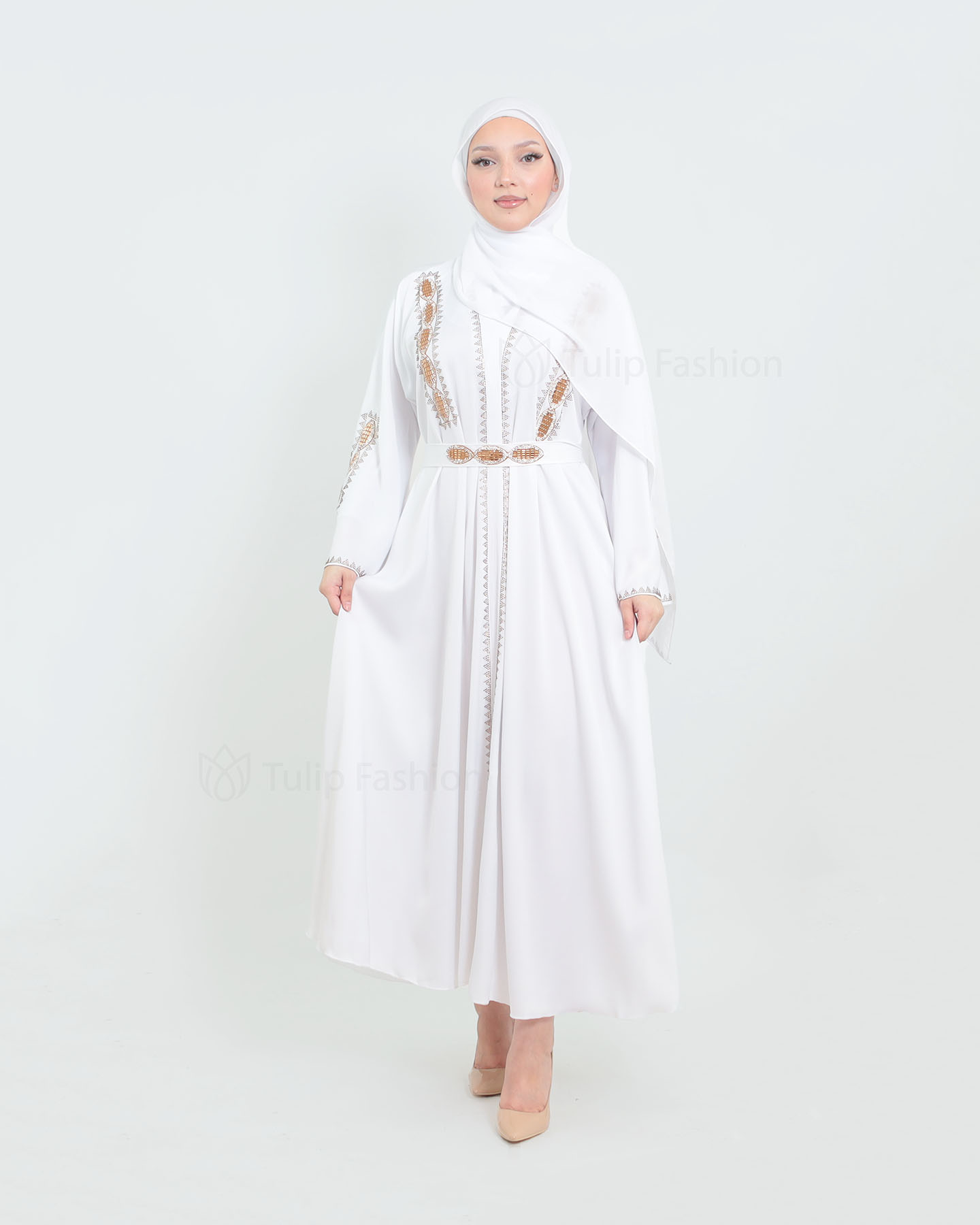 Kaftan - Weiß - 2