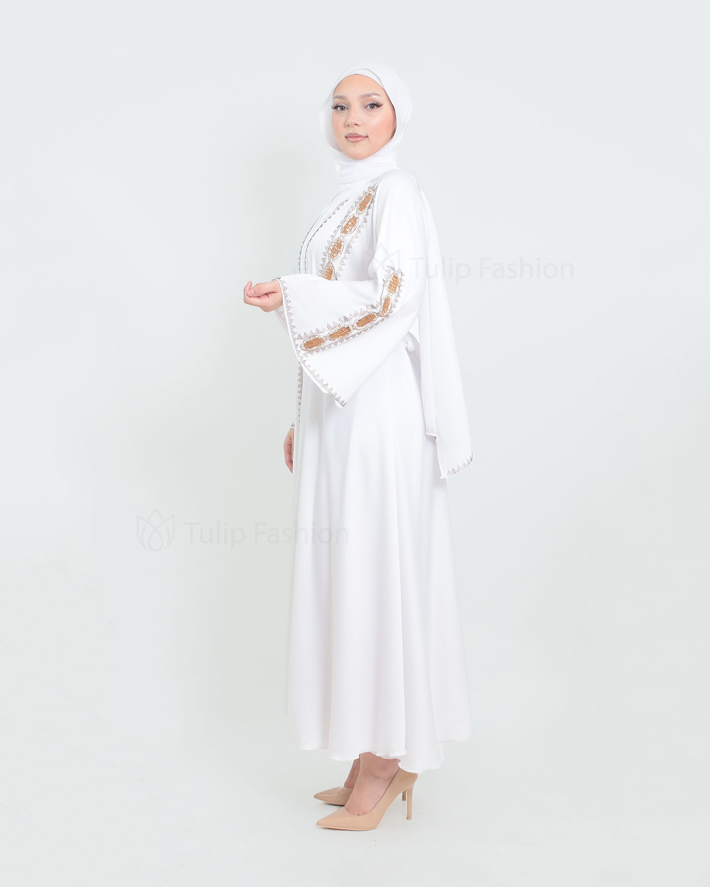 Kaftan - Weiß - 5