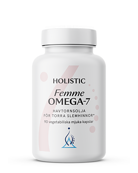 Femme Omega-7 havtornsolja, 90 kapslar, Holistic