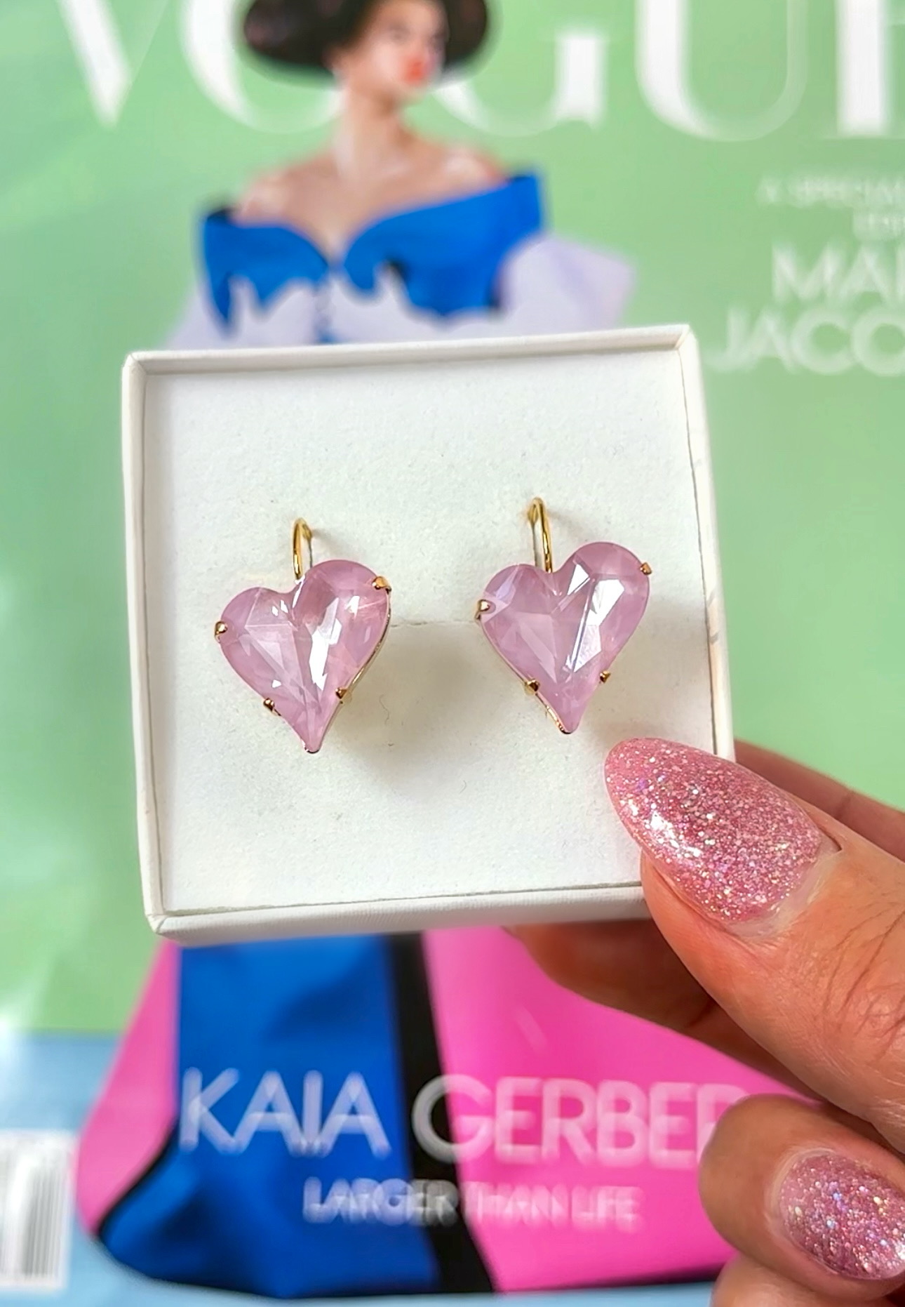 Earring Sweet Heart Soft Rose Gold