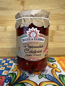 Delizie di Calabria Peperoncini Calabresi Lunghi 280g