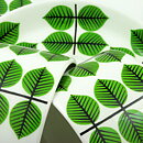 Stig Lindberg (Berså 1961) Two Teacups with Green Leaf Decor 11,5 cm (4)