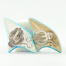 Carl-Harry Stålhane (1955) Turquoise Pottery Earrings from H55 Exhibition (3)