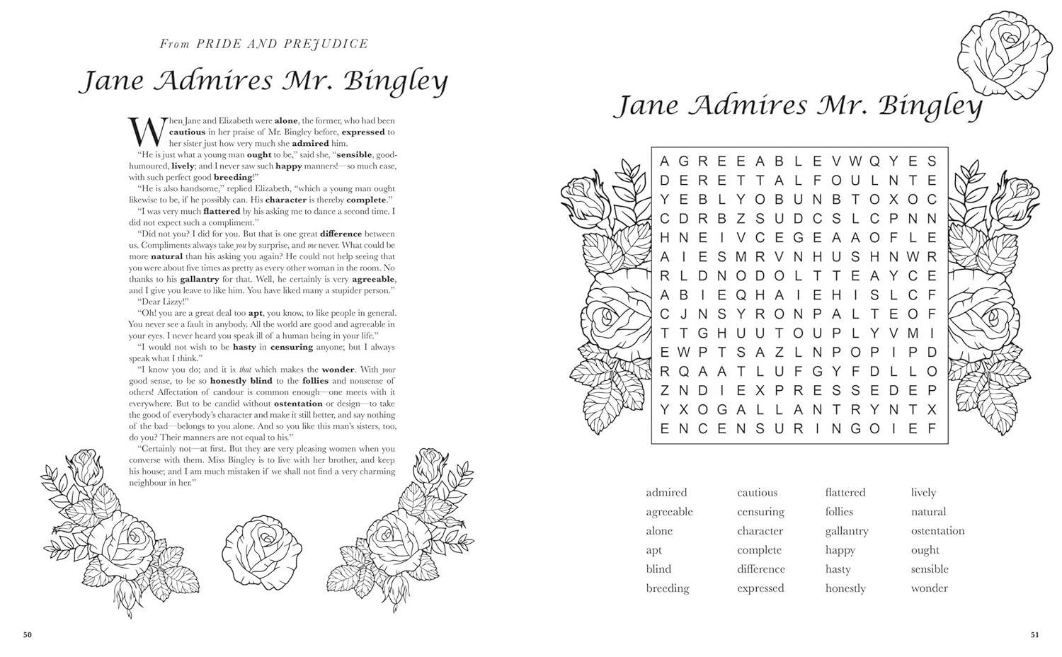 Jane Austen : Wordsearch - More than 100 Puzzles Inspired by the Timeless Novels - 2