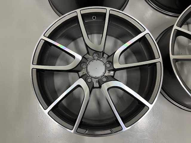 19" C43 style Gunmetal/polished 5x112 - 6
