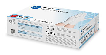 Examination glove nitrile XL White 100 pcs