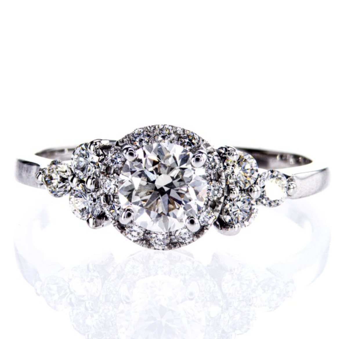 Diamantring 1,04 ct