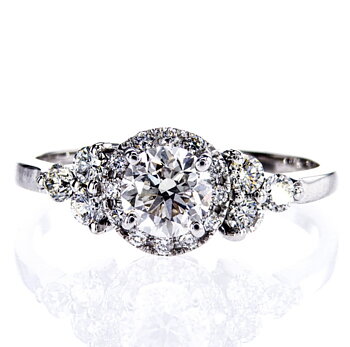 Diamantring 1,04 ct