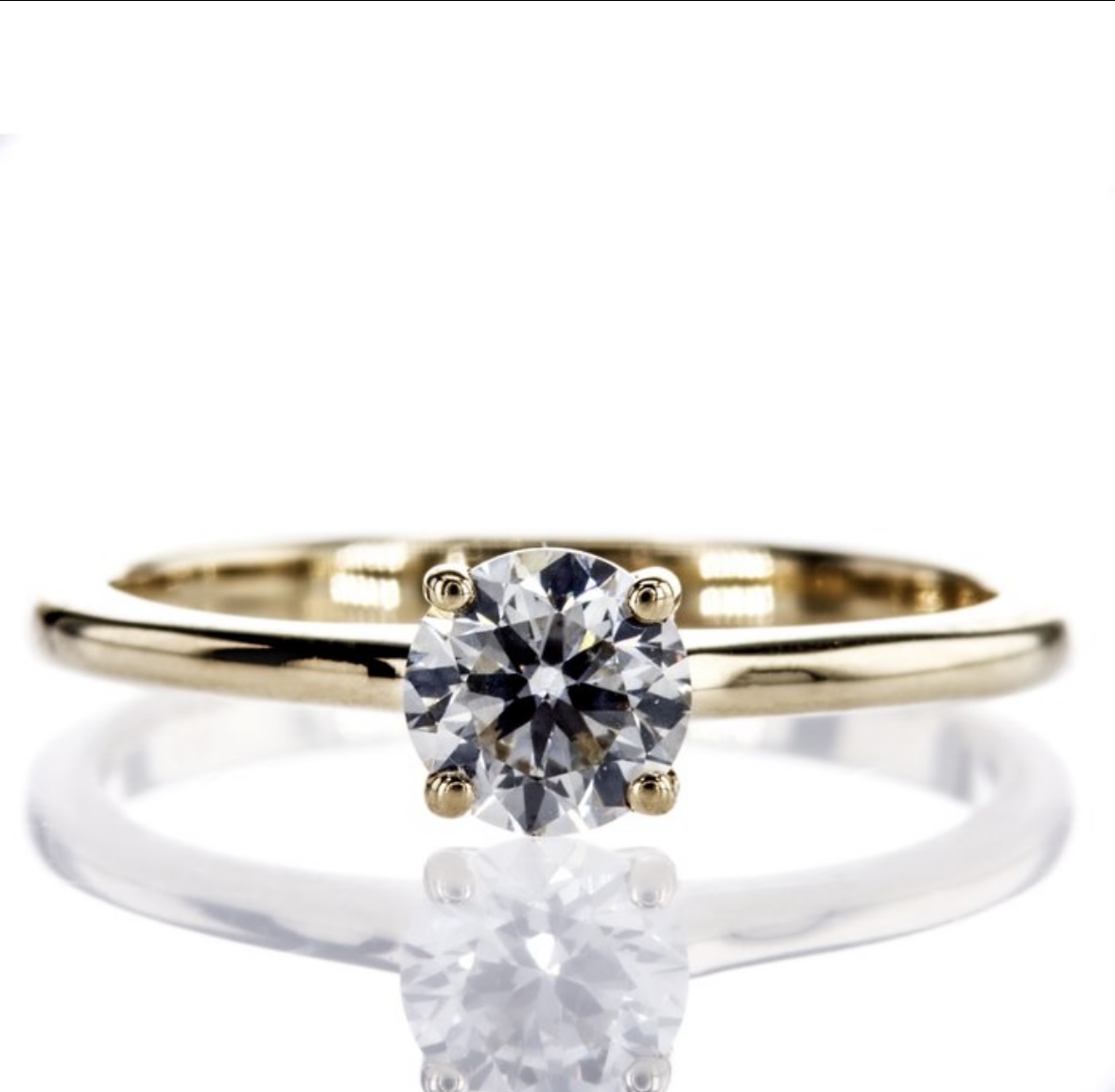 Diamantring 0.76ct