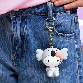 Hello Kitty 3D nyckelring med silikonband - Koala
