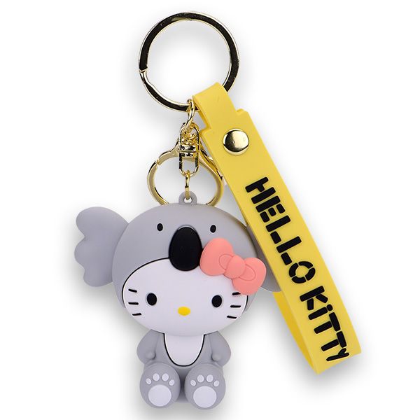Hello Kitty 3D nyckelring med silikonband - Koala