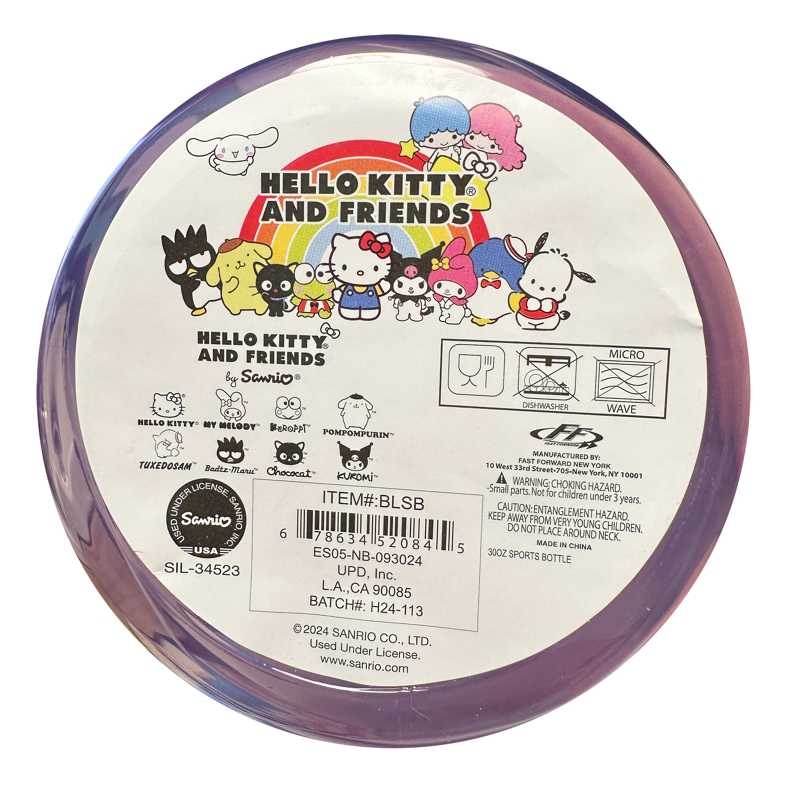 Hello Kitty and Friends - Kuromi Sportflaska 887 ml - 5