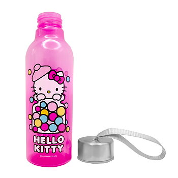 Hello Kitty Vattenflaska med Lock och Rem 887 ml - Rosa